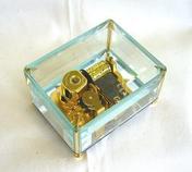 ★オリジナル★高音質１８弁オルゴール【クリスタルBOX】18HQS-Cr.BOX