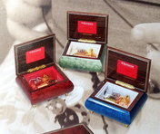 【スイスREUGE】高級22弁シリンダーオルゴール 「ニレのこぶ材BOX」(LToa-AXA.22.2660.FAL)◆品切れ中