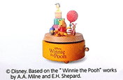 New【ディズニー】プーさんへのプレゼントが可愛い <BR>Disney Winnie The Poohオルゴール(LS-CD182S)