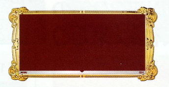フォルダー付きアルミプレートNo.A7+ 187.文字数30（GC-F.AlumiMaroonNo.187）