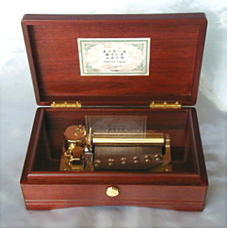  (5%Off) 【高級高音質５０弁BOXオルゴール-ウオールナット】 <BR>LH-50N-BoxWor-0057